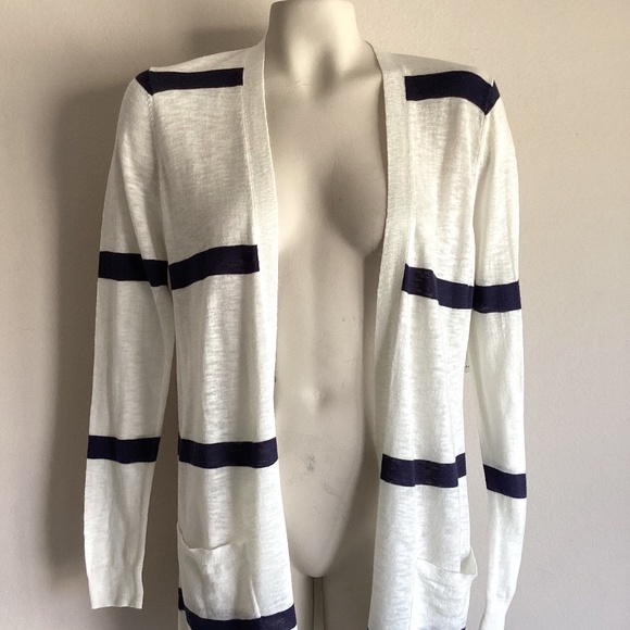 cardigan womens small striped NWT - Picture 1 of 4